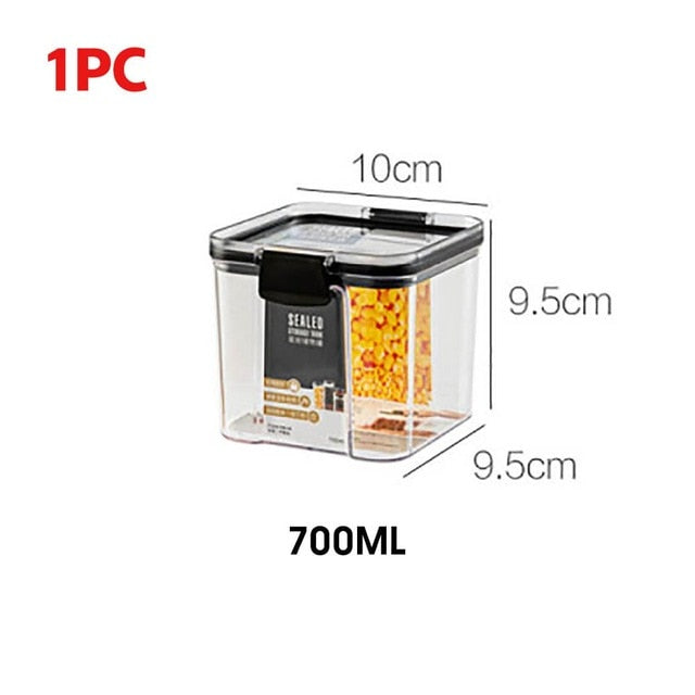 Microwavable Plastic Container Rectangular 700ml – Biz Asia